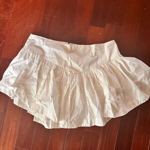 Anthropology Maeve Basque-Waist Flirty Mini Skirt